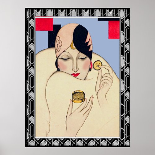 Art Deco Glamor Poster