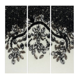 Art Deco Glamorous Vintage Fashion Black White