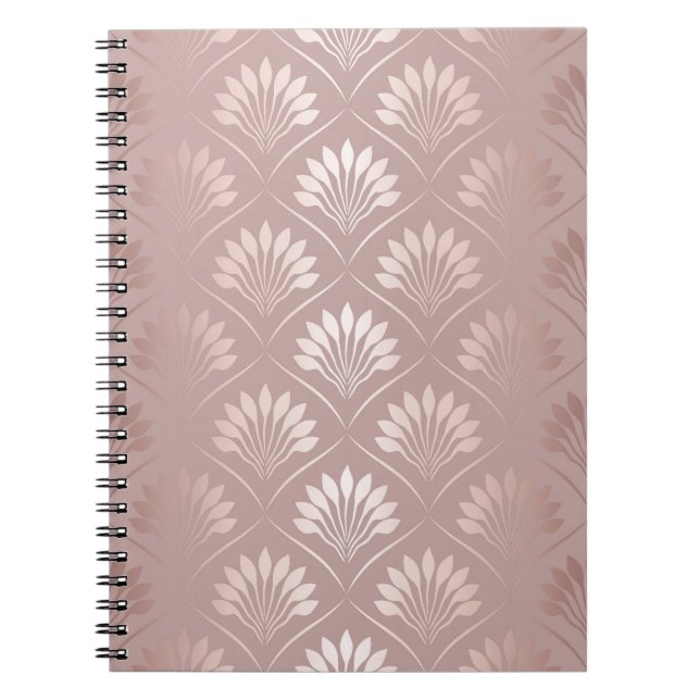 Art Deco: Gold Lattice Elegance. Notebook (Front)