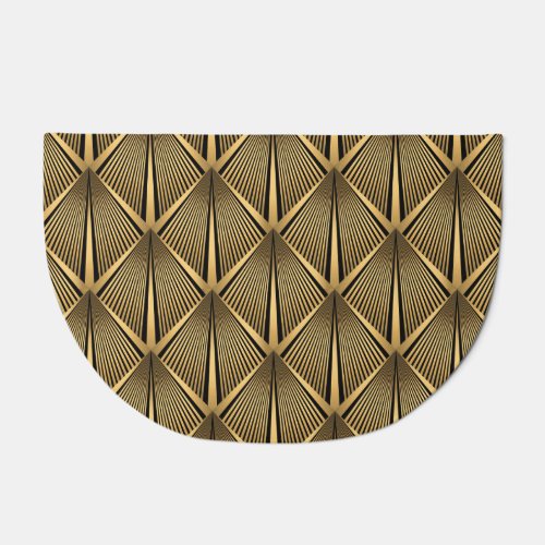 Art Deco Gold Luxury Pattern Doormat