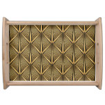 Art Deco Gold: Luxury Pattern. Serving Tray