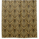 Art Deco Gold: Luxury Pattern. Shower Curtain