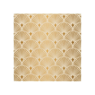 Art Deco: Gold-White Elegance.