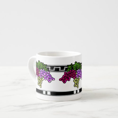 Art Deco Grapes 6oz Expresso Mug Espresso Cup