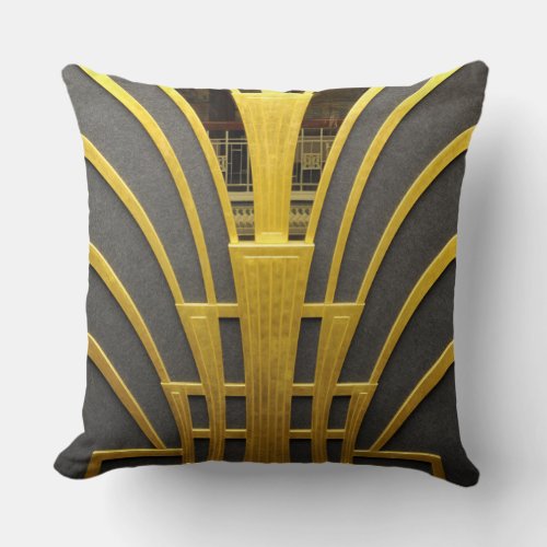 Art Deco Great Gatsby Design Throw Pillow