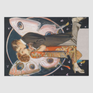 Art Deco Great Gatsby Flapper Art Artwork Tissue Paper