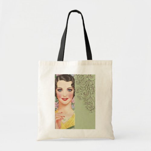 Art deco great gatsby Parisian fashionista Tote Bag