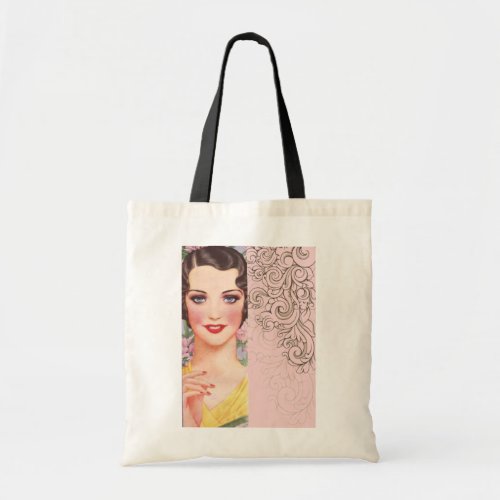 Art deco great gatsby Parisian fashionista Tote Bag