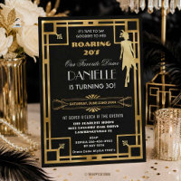 Art Deco Great Gatsby Roaring 20s 30th Birthday