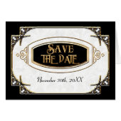 Art Deco Great Gatsby Style Typography n Lace Gold (Front Horizontal)