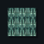 Art deco, Green,black, pattern,art nouveau,vintage Canvas Print<br><div class="desc">Art deco,  Green, black,  pattern, art nouveau, vintage, chic, elegant, retro, trending, modern, </div>