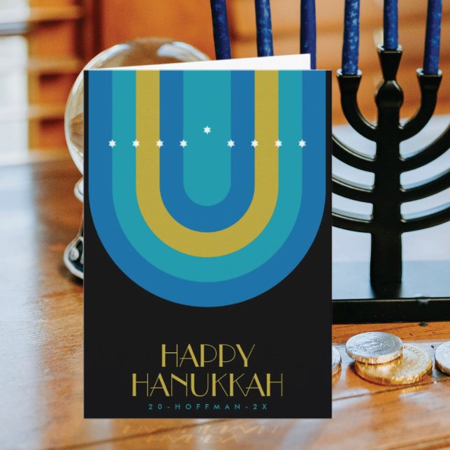 ART DECO HANUKKAH HOLIDAY CARD (Creator Uploaded)