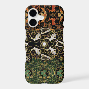 Art Deco Heritage Flag Ireland iPhone Case
