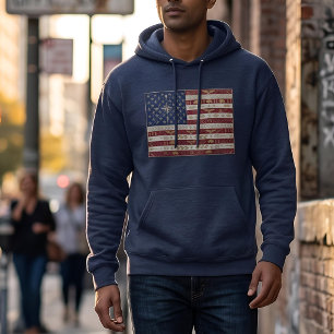 Art Deco Heritage Flag United States 1920s Hoodie
