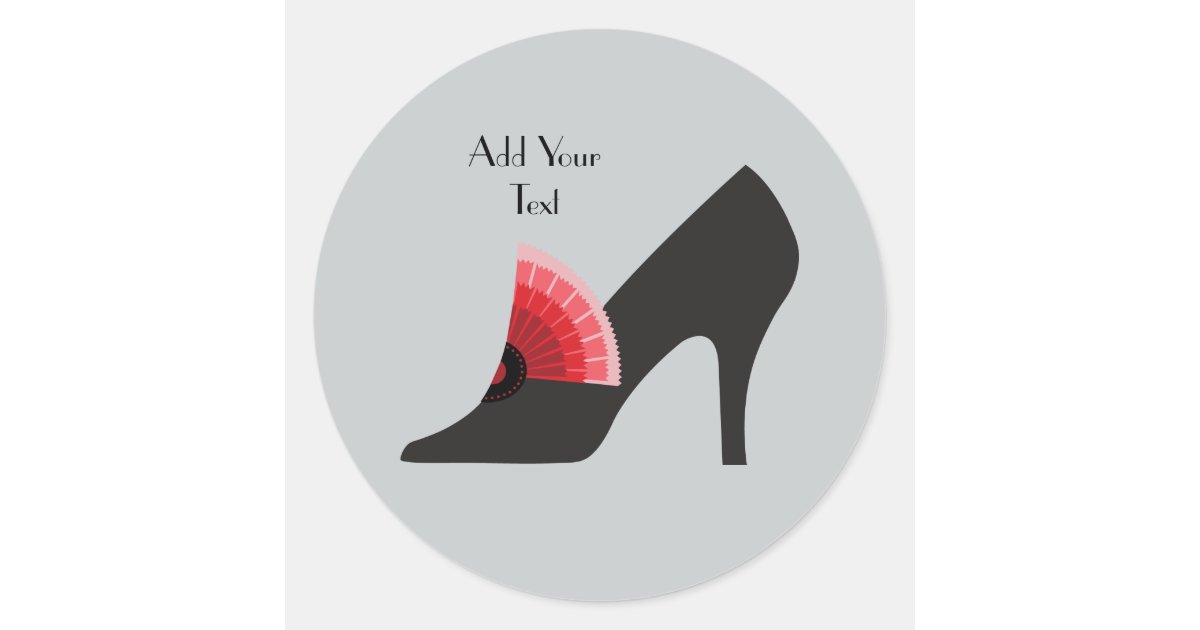 Red Black High Heel Shoe Stickers - 24 Results