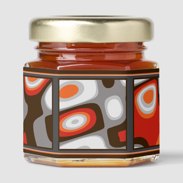 Art Deco  Honey Jar Favors (Front)