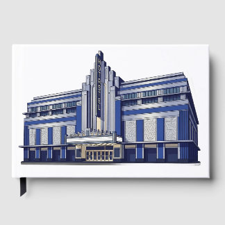 Art Deco Hostel: Vintage Traveler’s Dream Sticker Foil Guest Book