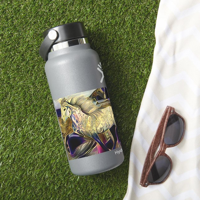 Art Deco Icelandic Horse Sticker (HydroFlask Insitu)