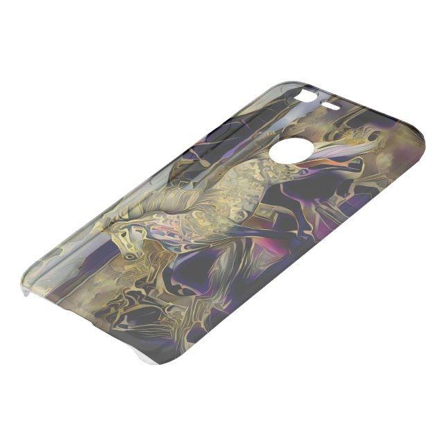 Art Deco Icelandic horse Uncommon Google Pixel XL Case (Bottom)