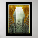 Art Deco Iconic Poster. Poster<br><div class="desc">If you choose to download, Your local Walgreen store makes board posters of your download into different sizes and in various textures at a very good price. Sometimes with a discount. A tip from my US friend. For UK see "Digital Printing" online. Here is a new poster, with an iconic...</div>
