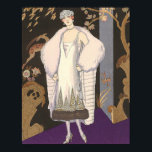 Art Deco Illustration Italian Coat and Dress Poster<br><div class="desc">Art Deco style Illustration by George Barbier of a woman modeling an Italian dress and coat. George Barbier 1882 - 1932 was one of the great French illustrators of the early 20th century. He is well known for his commissions to design theatre and ballet costumes, to illustrate books, and to...</div>
