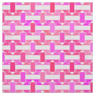 Art Deco industrial chic - pink, fuchsia, orchid Fabric
