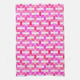 Art Deco industrial chic - pink, fuchsia, orchid Towel