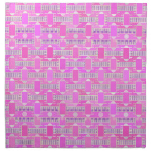 Art Deco industrial chic - pink, mauve Cloth Napkin