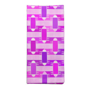 Art Deco industrial chic, violet, orchid, lavender Napkin