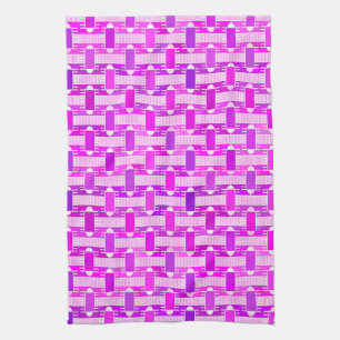 Art Deco industrial chic, violet, orchid, lavender Towel