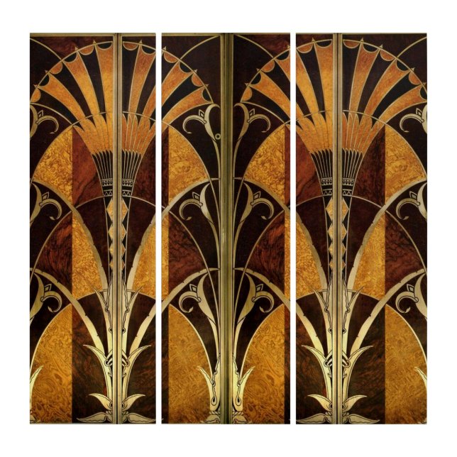 ART DECO INLAID WOOD 2 (Front)