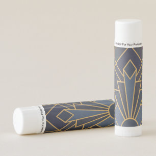 Art Deco inspiration in blue and gold Lip Balm