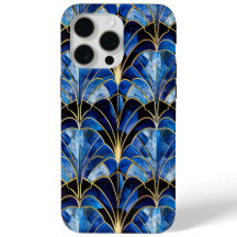 Art Deco Inspired Blue Coloured iPhone / iPad case