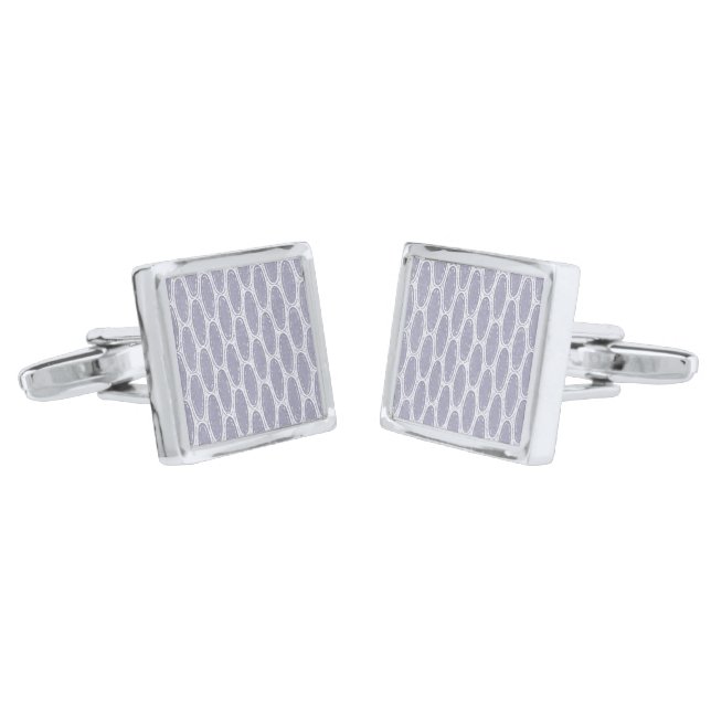 Art Deco Inspired Chevron Cufflinks (Angled)