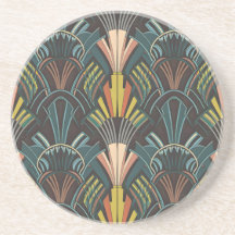 Art Deco-inspired coasters