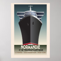 Art Deco Inspired Cruise Poster