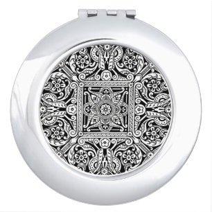 Art Deco Inspired Mirror Compact