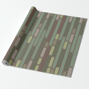 Art Deco Inspired Ovals  Wrapping Paper