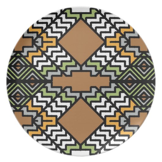 Art Deco Inspired Plate (Front)