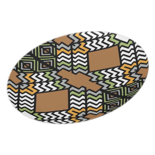 Art Deco Inspired Plate (Left Side)