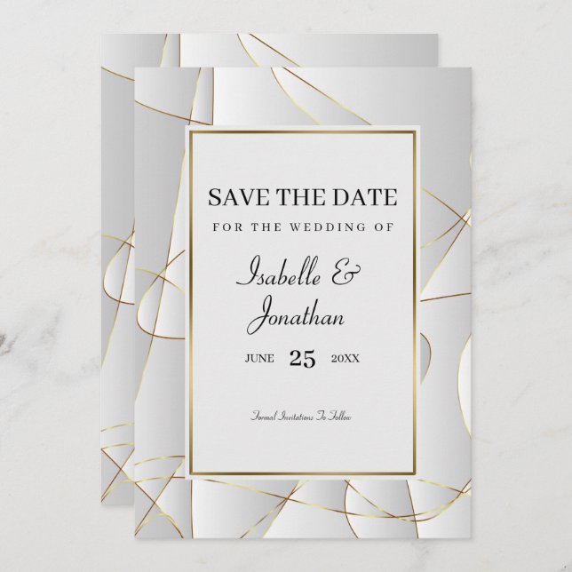 Art Deco Invitation (Front/Back)