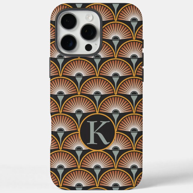 Art Deco Jazz Age Sunset Jukebox Case-Mate iPhone Case (Back)