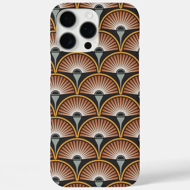 Art Deco Jazz Age Sunset Jukebox Case-Mate iPhone Case (Back)