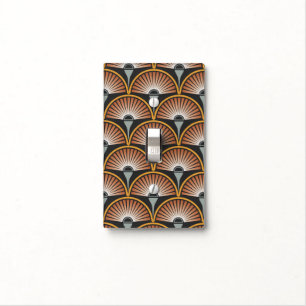 Art Deco Jazz Age Sunset Jukebox Light Switch Cover