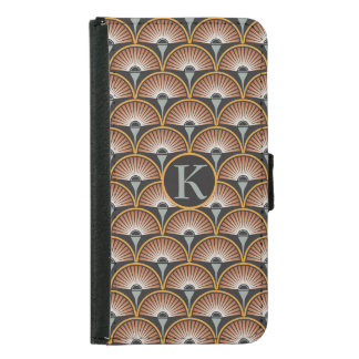 Art Deco Jazz Age Sunset Jukebox Samsung Galaxy S5 Wallet Case