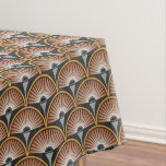 Art Deco Jazz Age Sunset Jukebox Tablecloth
