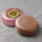 Art Deco Jazz It Up Horn New Year's Eve Party Dipped Oreo Cookie Favors (Unwrapped)