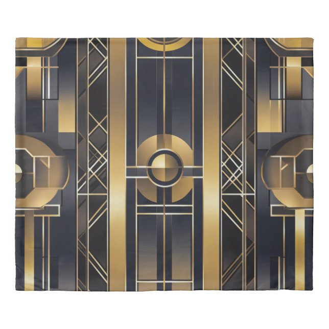 Art Deco King Size Duvet Cover (Front)