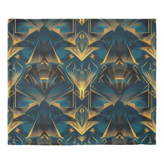 Art Deco King Size Duvet Cover (Front)