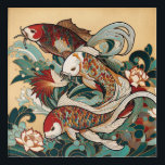 Art Deco Koi Wall Art<br><div class="desc">Perfect for the Art Deco lover!</div>